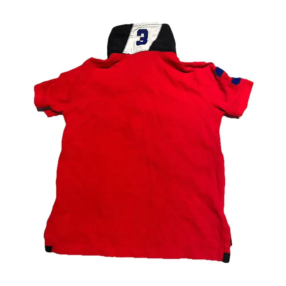 Polo Ralph Lauren Kids Red Big Pony Short Sleeve Polo Shirt Size 5 Boy